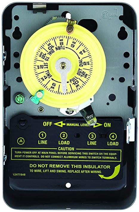 Intermatic T104 24-Hour Mechanical Time Switch 208-277v
